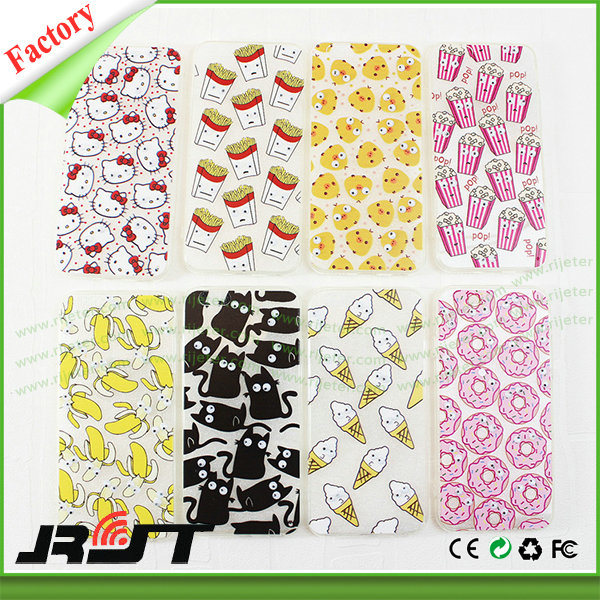 Factory Price TPU Cute Pattern Handphone Cover for iPhone