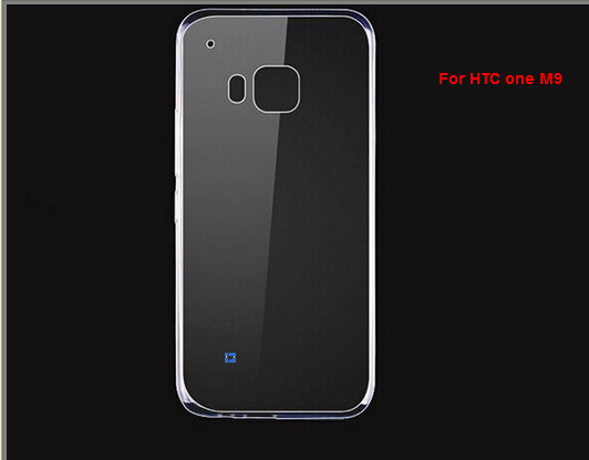 Ultra Thin 0.3mm Crystal Transparent Soft Gel TPU Matte Inside Back Cover for HTC One M9 Mobile Phone Cases