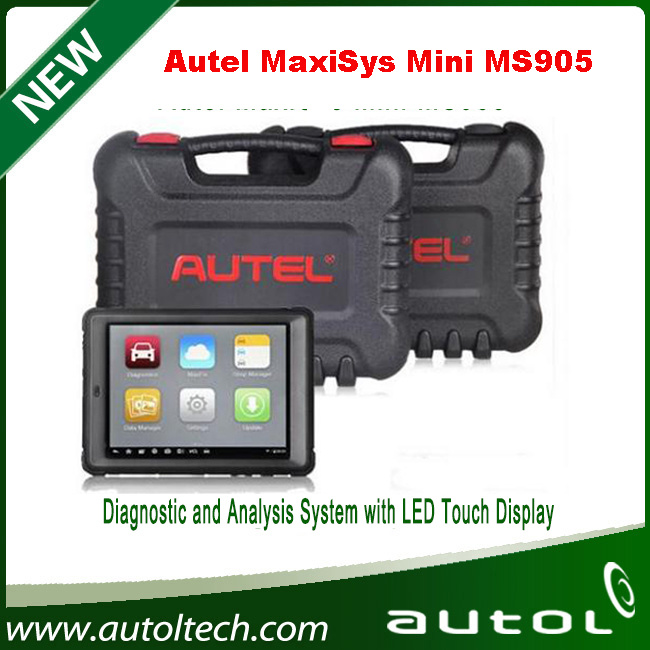 2015 New Arrival Originl Autel Ms905 Maxisys Mini Automotive Diagnostic and Analysis System with LED Touch Display Autel Maxisys Mini Ms905 in Hot!