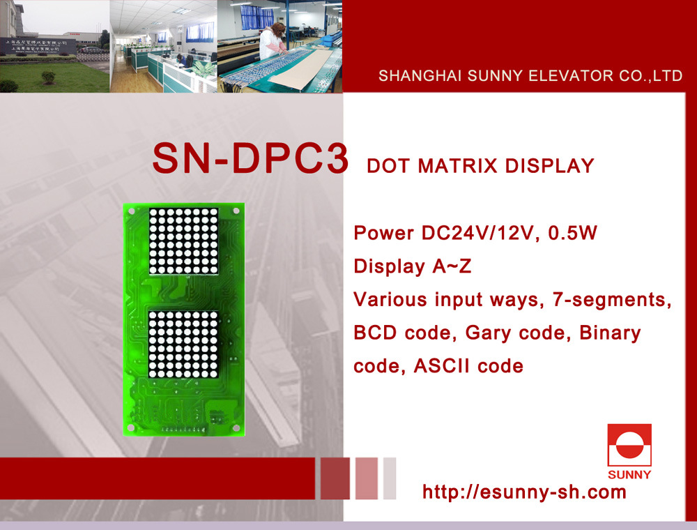 Elevator DOT Matrix Position Display (SN-DPC3)