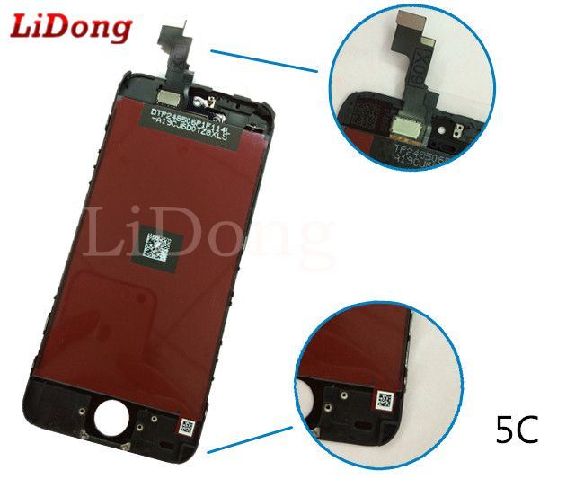 Mobile Phone Display for iPhone 5c Mobile Phone Spare Parts
