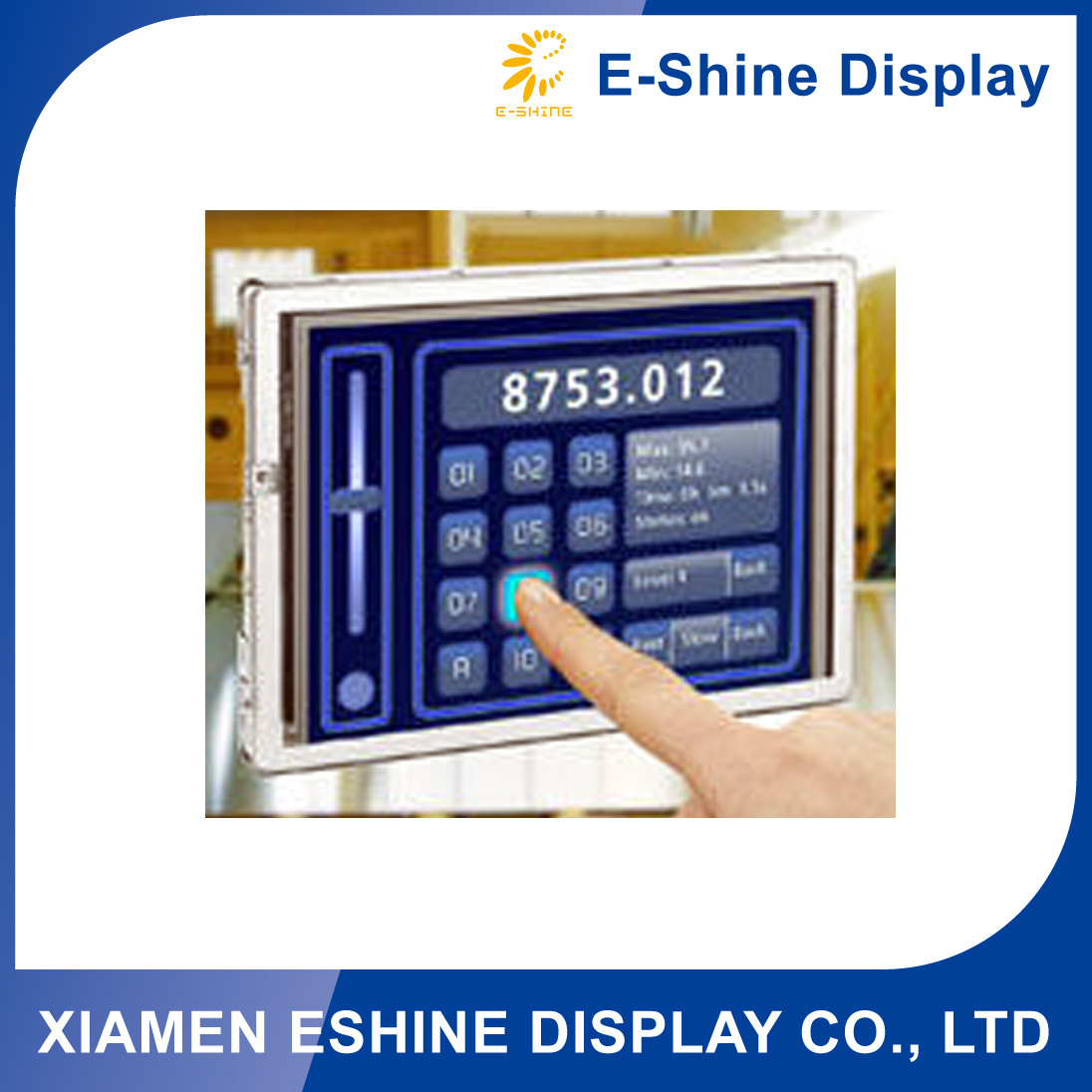 7.2 Inch TFT LCD Display for Industrial Application