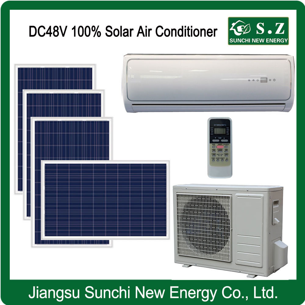 Split Wall Mounted DC48V 100% High Quality Solar Powered Air Conditioner