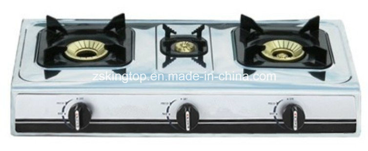 Triple Cooktop Gas Stove S/S Panel