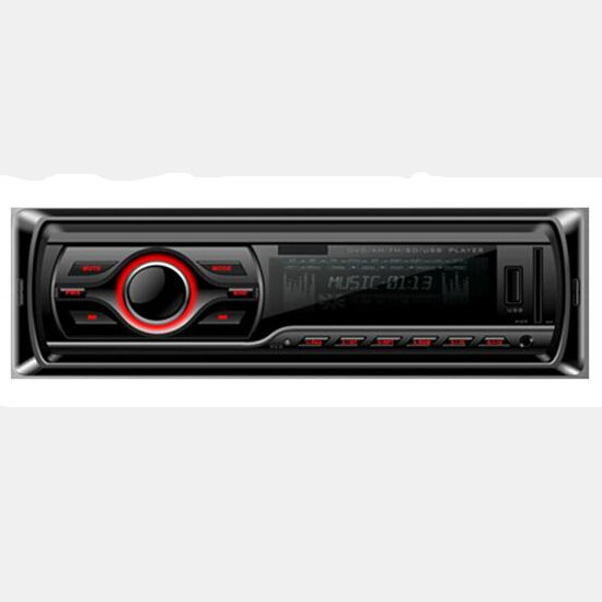 Universal One DIN Car Radio MP3 Player with USB Port