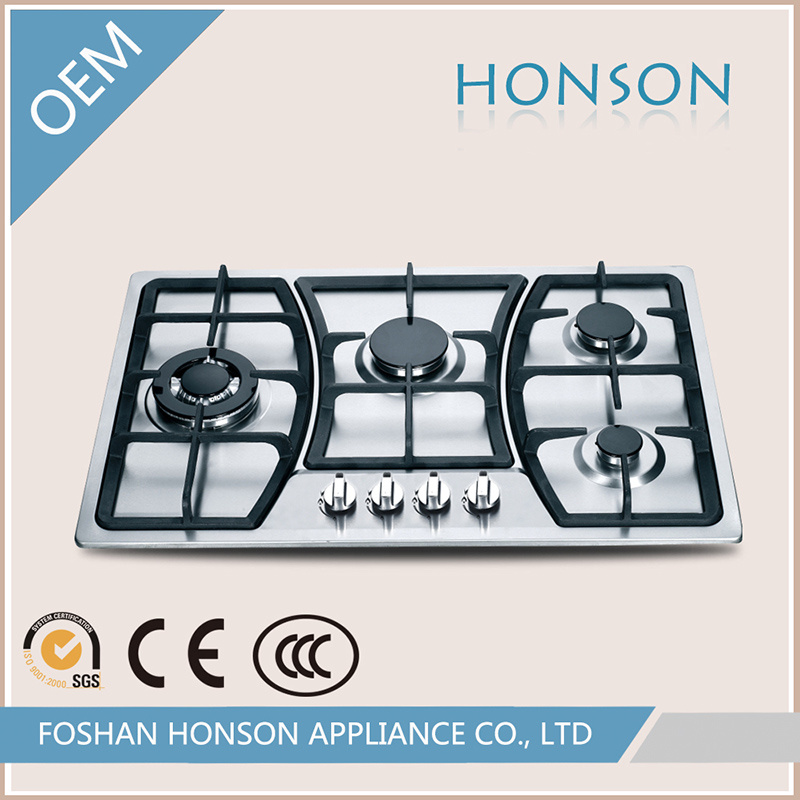 Popular China Cheaper Stainless Steel Gas Hob