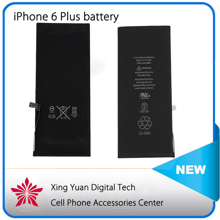 New 2915 mAh Battery for Apple iPhone 6 Plus Battery Build-in Li-ion Polymer Battery Repair Parts Replacement