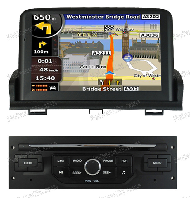 Car DVD Player with Car GPS Navigation Car Radio for Peugeot 307