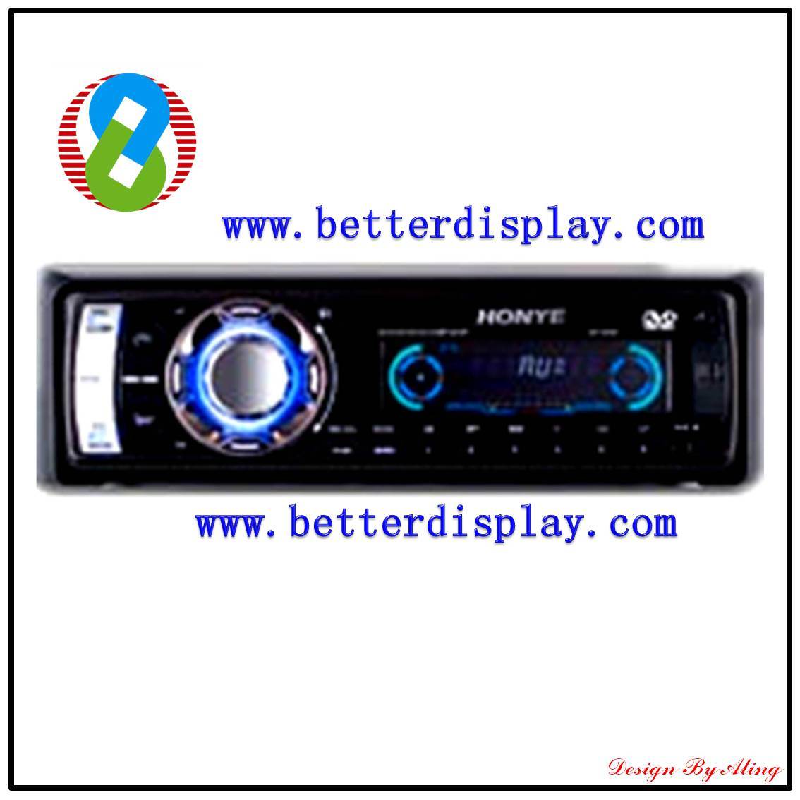 Better LCD Screen Stn Customized Car Video LCD Display