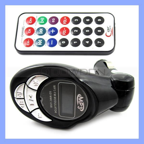 Car MP3 FM Transmitter USB SD MMC Slot MP3 Player