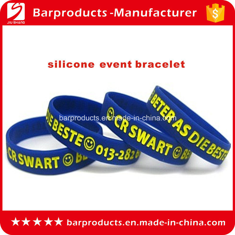 Charm Personalized Logosilicone Event Wrist Bands