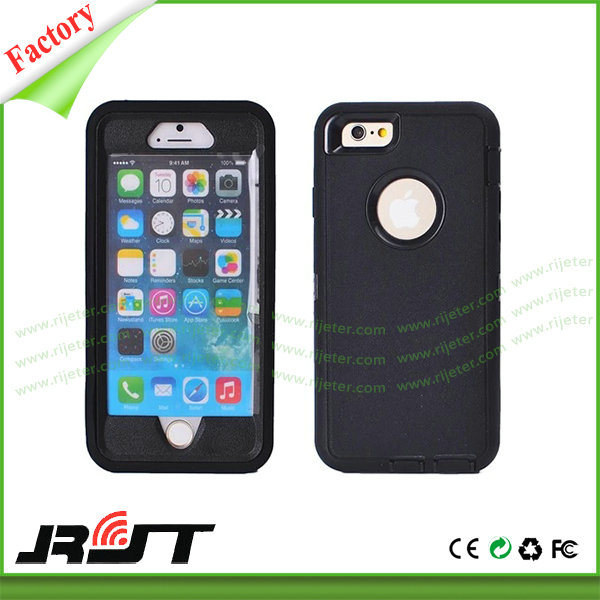 Silicone+PC Mobile Phone Cover/Cellphone Cover for iPhone