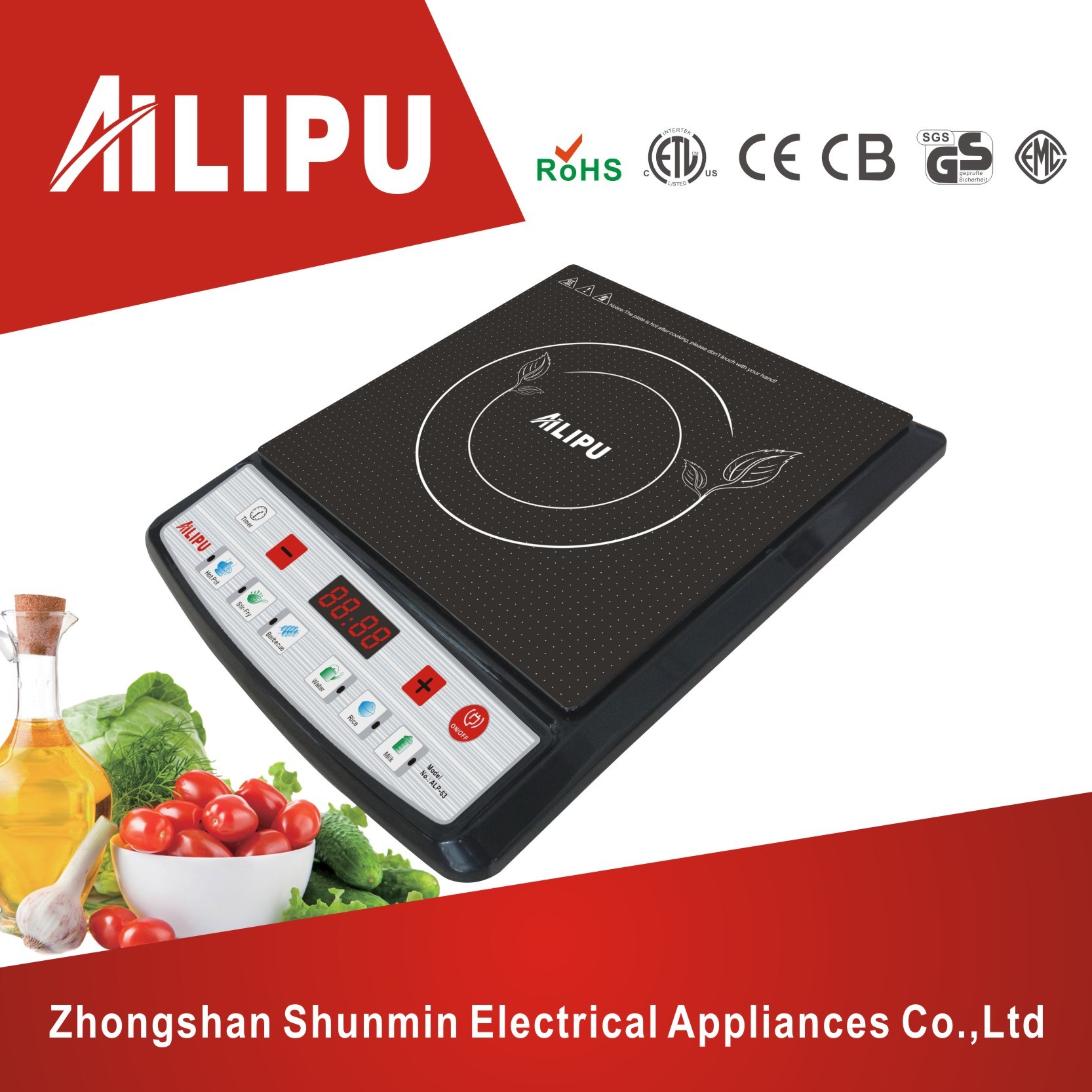 Wholesale Cheap Induction Cookers/No Smoking Cooktop/Electric Cookwares/Clean Oven