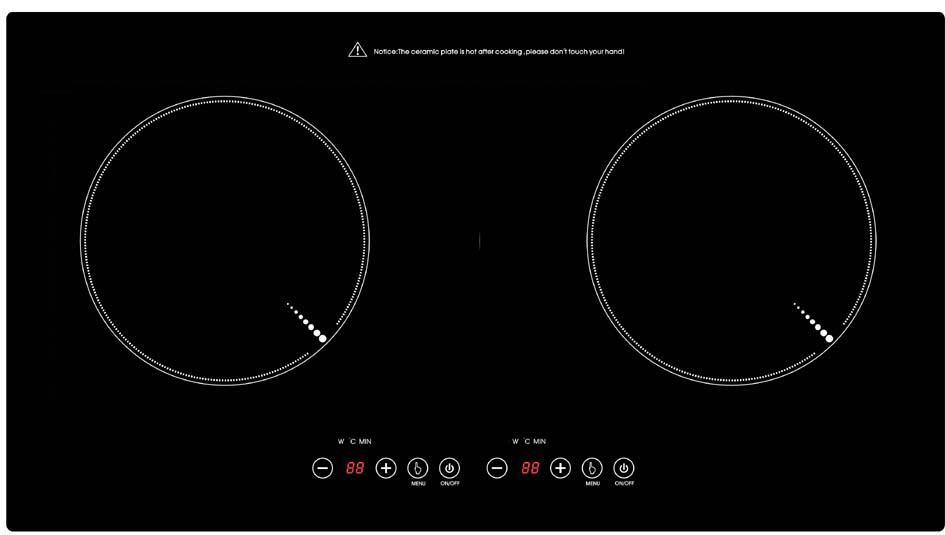 2 Zone Induction Hobs (HFC-603)