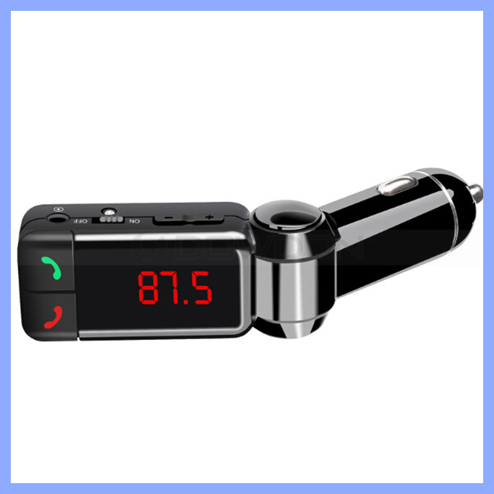 Bc06 Bluetooth Handsfree Car MP3 Player with FM Transmitter Aux Interface LED Display