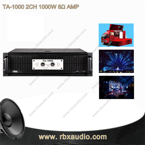 Ta-1000 2CH 1000W 8 Ohms Class D Audio Amplifier