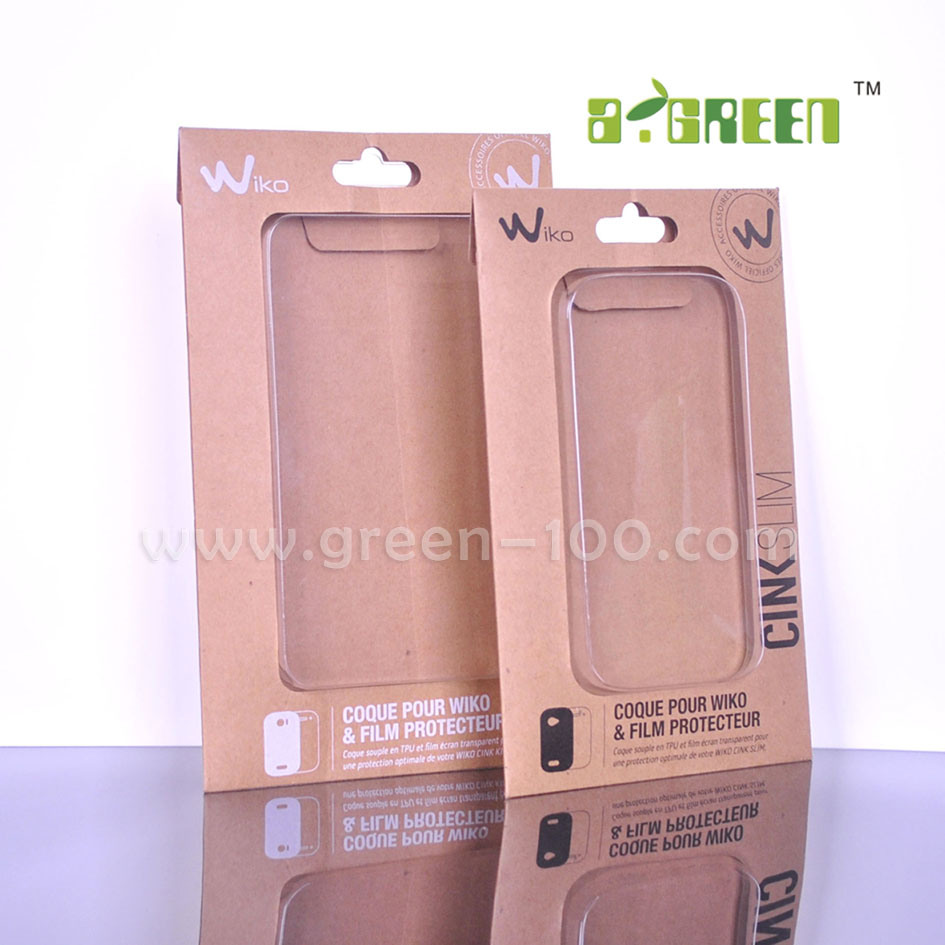 Paper and PVC Window Packaging Bag (S-10)