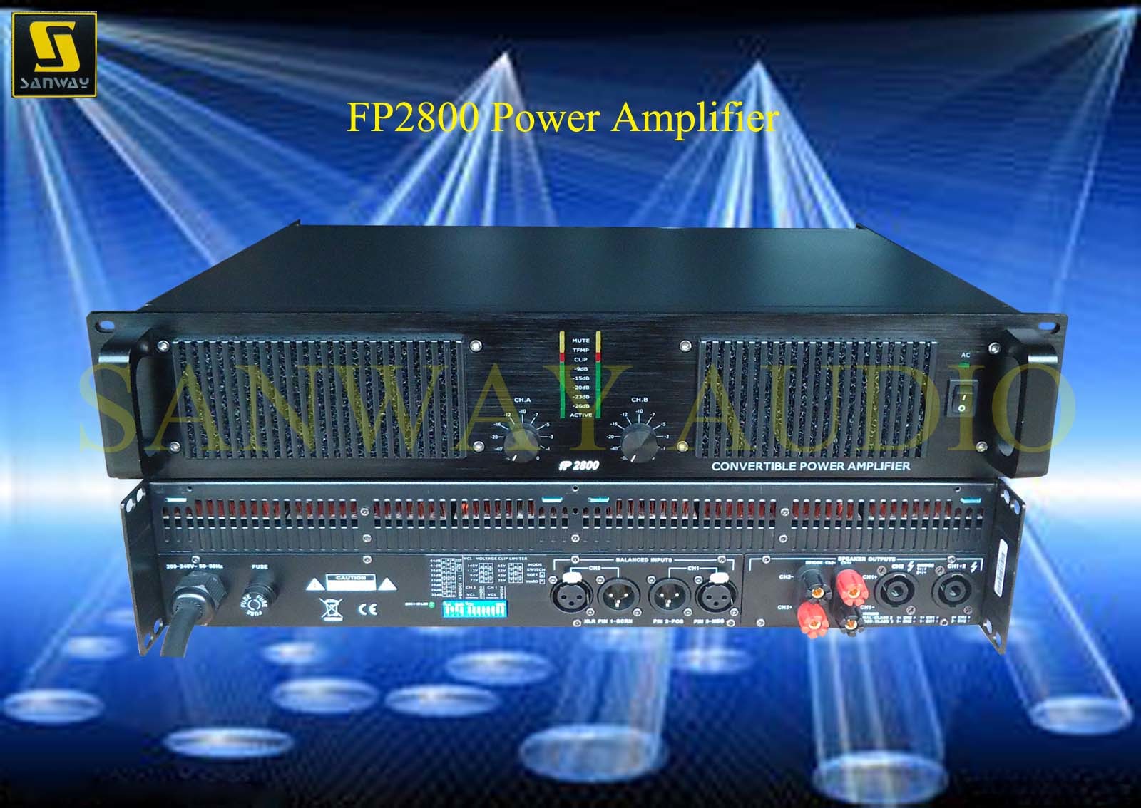 Fp2800 950W Output Power Cheaper Amplifier