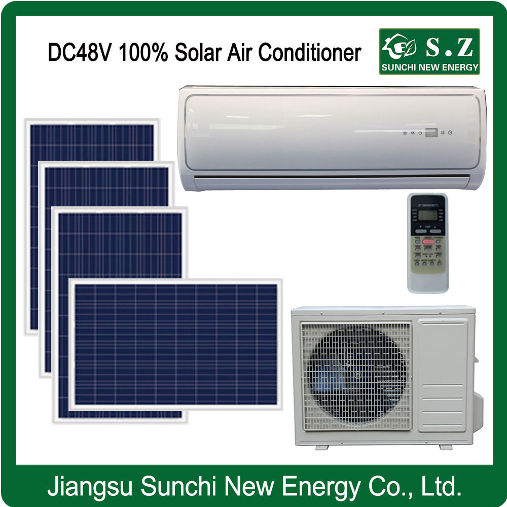 Solar Power off Grid Energy Saving DC48V Cheapest Price Install Air Conditioner