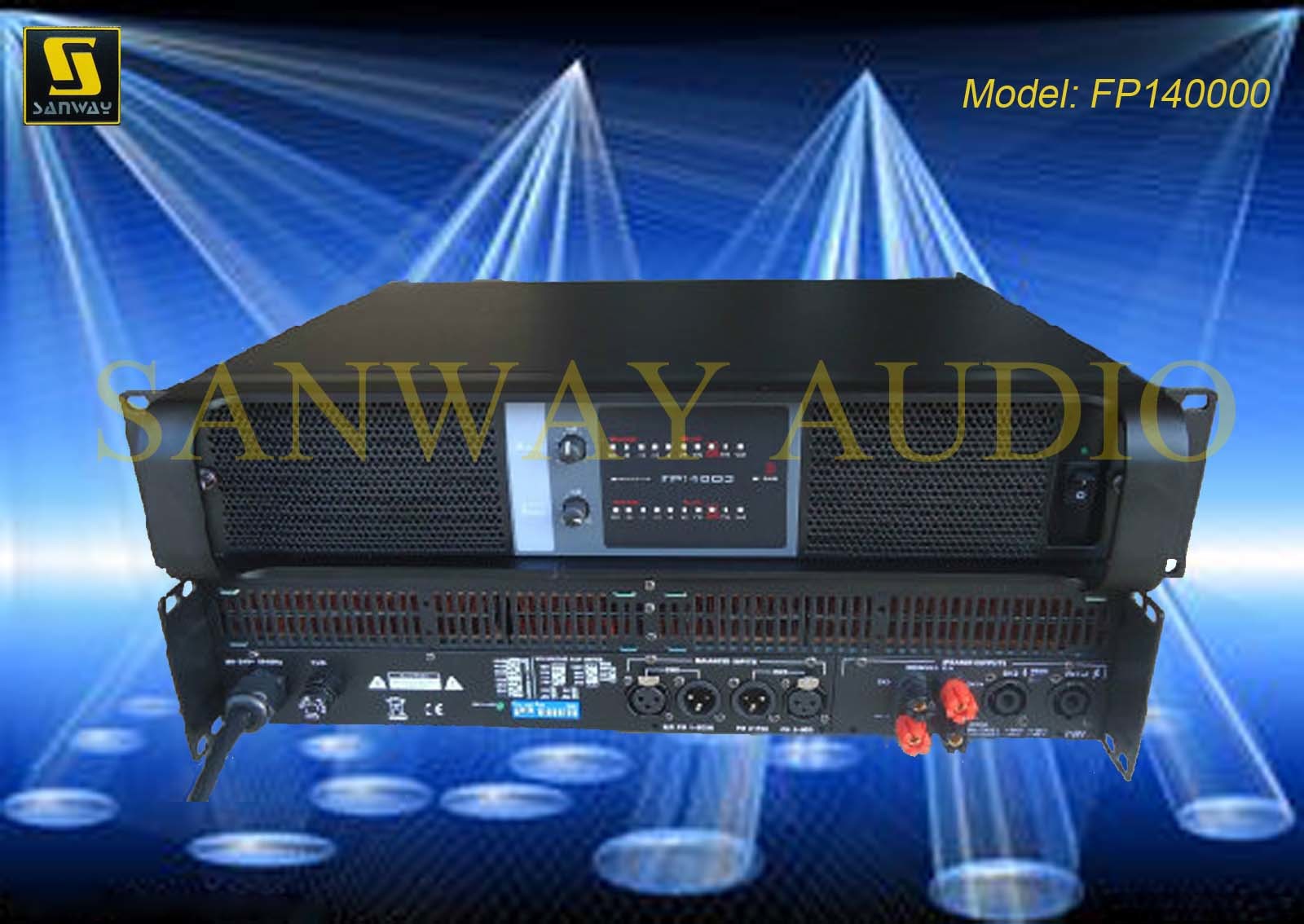 Fp14000 High Current Power Amplifier, Speaker and External Amplifier