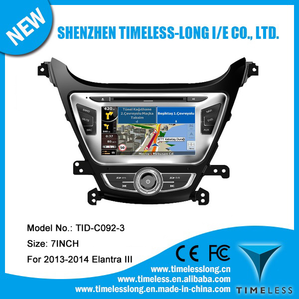 Tid-C092-3 Car DVD Player for Hyundai Elantra 2014