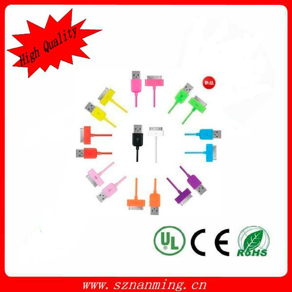 Hot Selling! ! USB Data Charger Cable for iPhone 4 (NM-USB-1219)