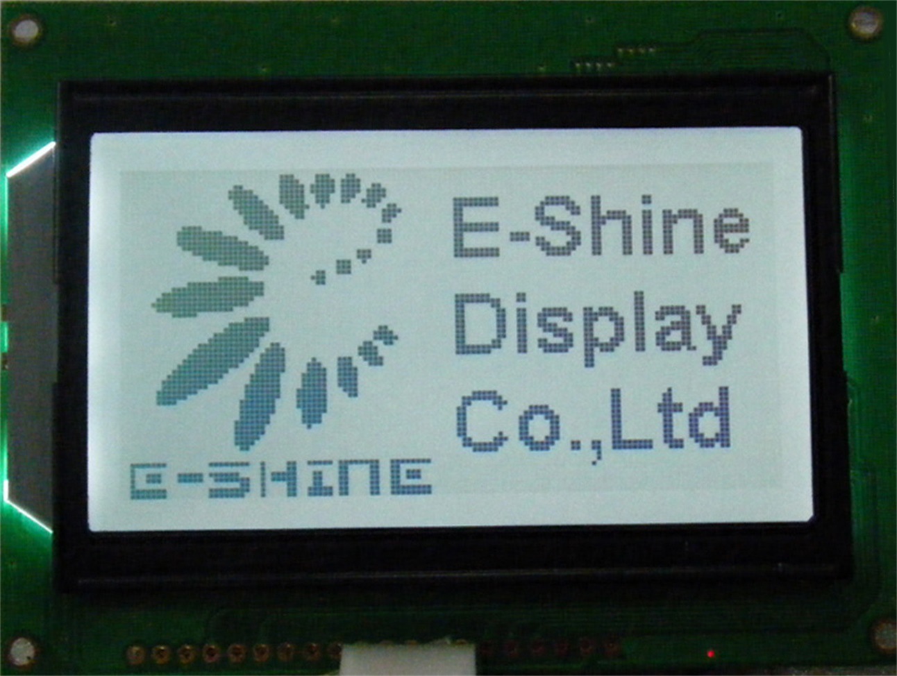 Graphic COB Display with Gray Background