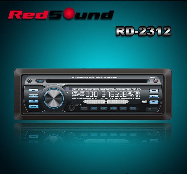 Single DIN Car DVD Player With MP3