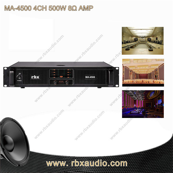 Ma-4500 4CH 500W 8 Ohms Class Ab Fp 10000q Amplifier