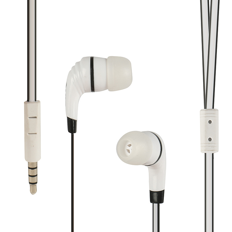 White Custom High Quality Earphones for MP3