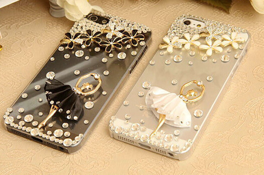 Crystal Stone Handmade Mobile Cover for iPhone 5