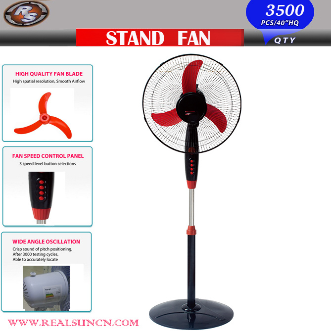 16inch Stand Fan with Indicator Light for 2016
