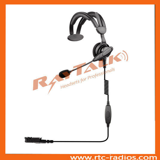 Over-The-Head Headset with Noise-Cancelling Boom Microphone and Earphone (RHS-0536)