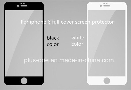 Silk Printing Tempered Glass Screen Protector for iPhone6/6s Full Cover