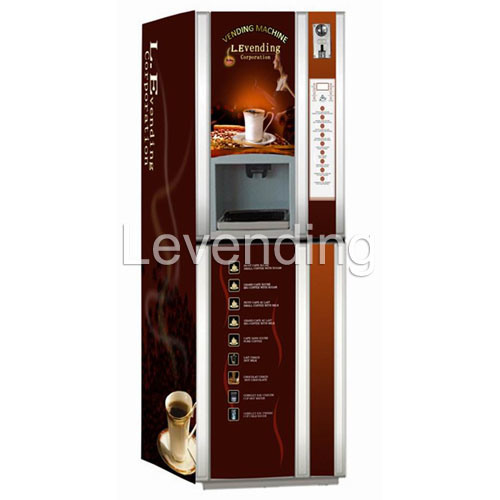 7 Hot & 7cold Premixed Drinks Coin Operated Coffee Vending Machine F-306gx