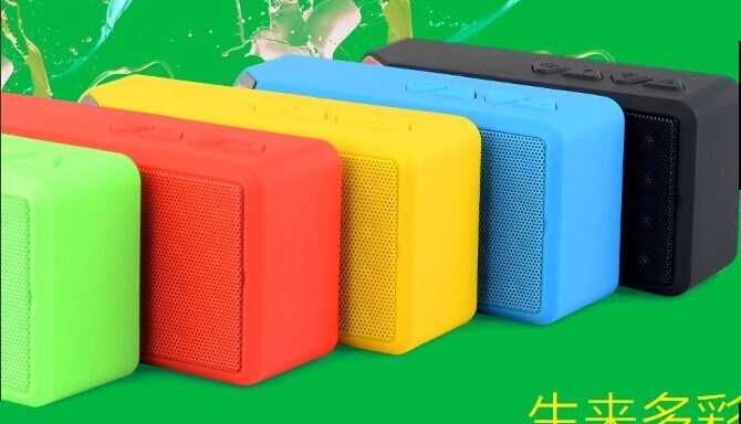 Colorful Silicon Ring Super Bass Portable Bluetooth Speaker for iPhone iPad Tablets Phones