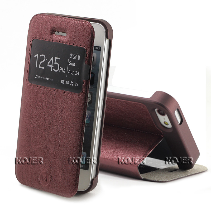 Flip Leather Cases and Cover for Samsung Galaxy S4 View Cover