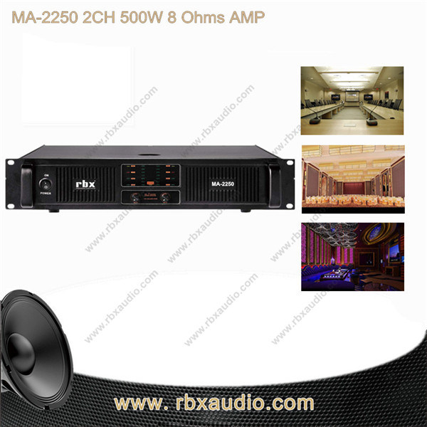 Ma-2250 2CH 500W 8 Ohms Class Ab Fp14000 Amplifier