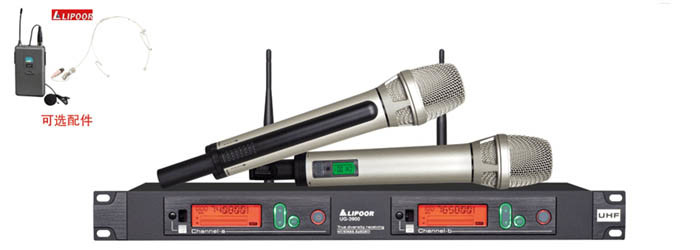 Outdoor Performance Kalaok Wireless True Diversity Microphone