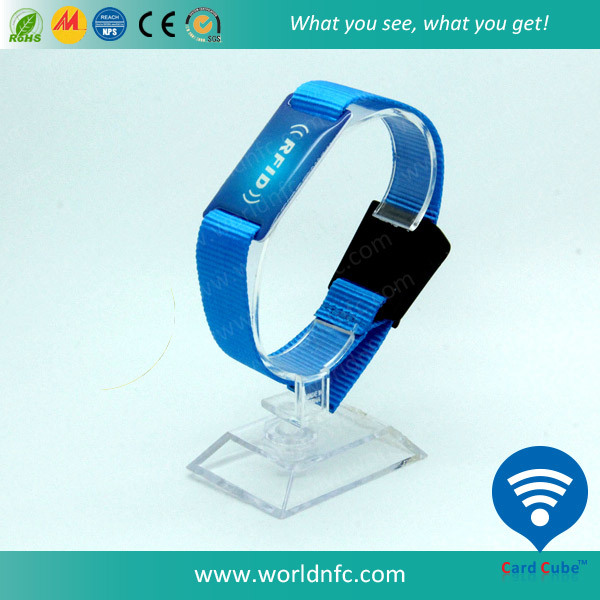 Ntag203 Woven Nfc RFID Bracelet for Event