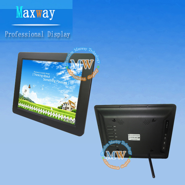 Wholesale 12 Inch High Quality Digital Photo Frame with Video Loop (MW-1208DPF)