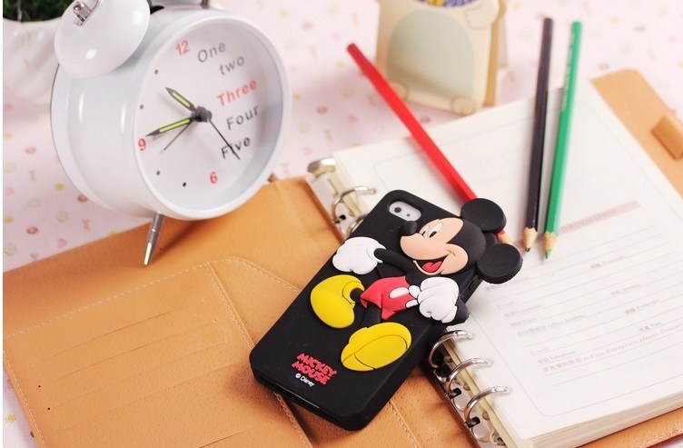 Fashion Mickey Mouse Silicone Cover for iPhone5