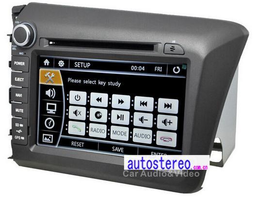Car Headrest Monitor for Honda Civic GPS Navigation