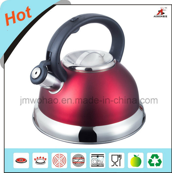 Red Painting Stainless Steel Kettles