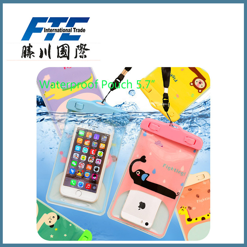 Fashion 6 Inch Waterproof Mobile Phone Case