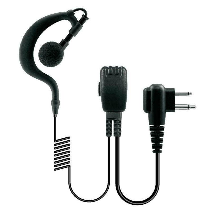 Promotion Soft Earhook Microphone for Two Way Radio Tc-614