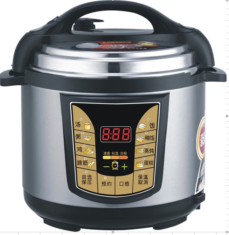 Multifunction Stainless Steel Electric Pressure Cooker (205F)