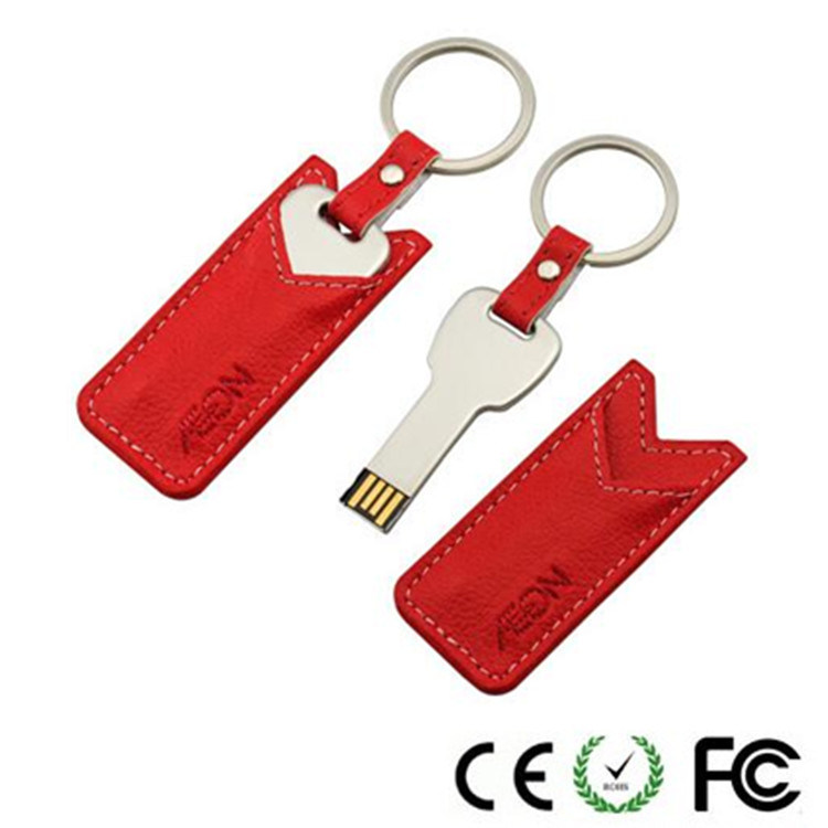 Key Leather USB Flash Drive 4G 8g 16GB