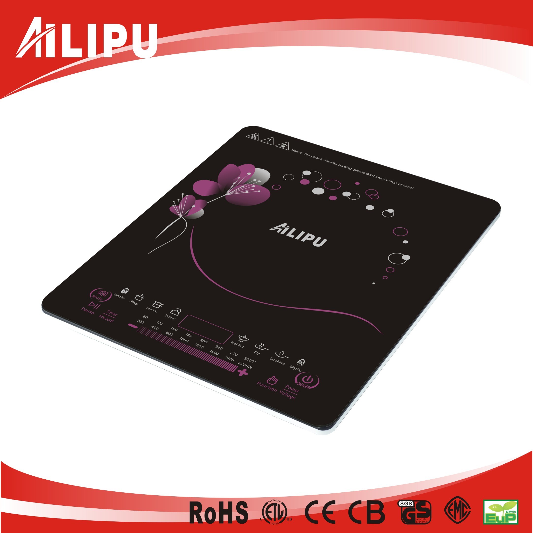 Sensor Touch Smart Induction Cooktop for Domestic Use (SM-A37s)
