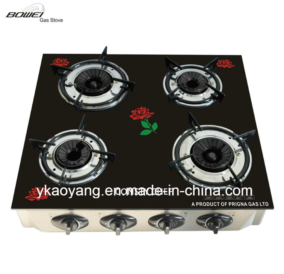 Classical Tempering Glass Cooktop Gas Stove